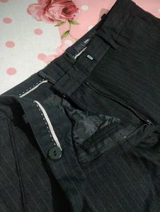 H&amp;M Classic Black Pinstripe Pants