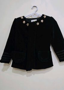 Kids Velvet Jacket 5-6 Years