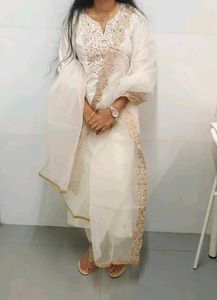 Elegant Embroidered Kurta Set with Dupatta