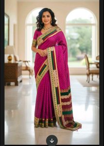 beautiful purple bandhani sari with blouse