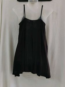 H&amp;M Black Spaghetti Strap Dress