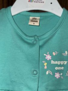 Cute Teal "Happy One" Dress