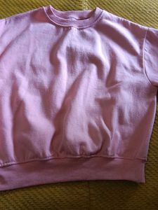 Pink Pullover Sweatshirt