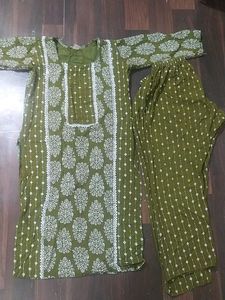 Stylish Olive Green suit set
