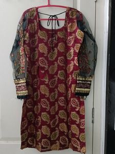 Beautiful Maroon Kurthi