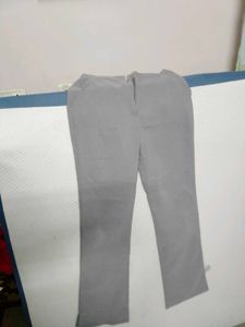 Gray Casual Pants