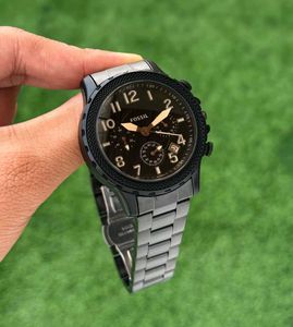 Fossil* : Black tone markers* Strap: MENS WATCH