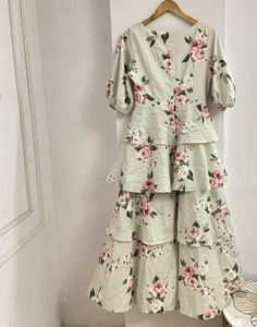 Floral Tiered Midi Dress