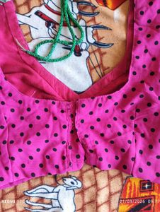Purple &amp; Pink saree with blouse