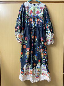 Boho Maxi Dress With Baloon Sleeves