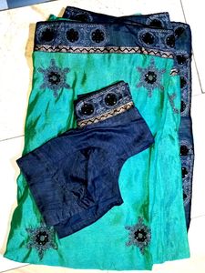 Shinning Multi Colour Silk Saree