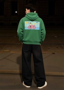 H&amp;M Green Graphic Print Hoodie