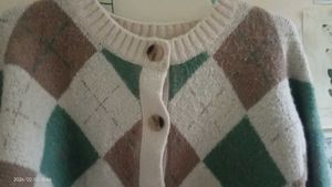 Argyle warm Cardigan