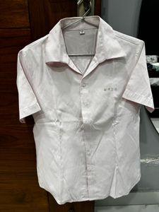 women's Pink Short Sleeve Shirt