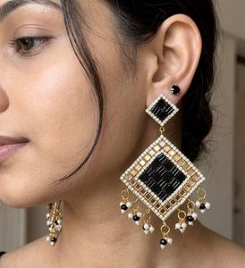 Light weight Handmade Designer Diamond Earrings