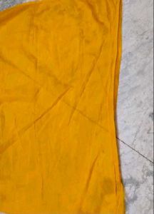 yellow wedding saree