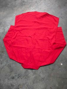 Vibrant Red Blouse