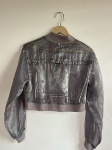 Sheer Bomber Jacket