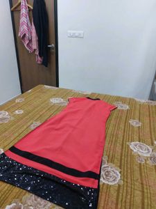 Tomato Red Kurti For Women