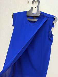 Vibrant Blue Sleeveless Top