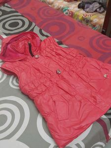 Without Sleeves Warm Jacket For Girls