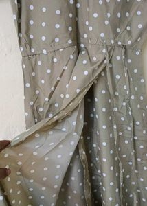 Women's Polka Dot Midi Dress
