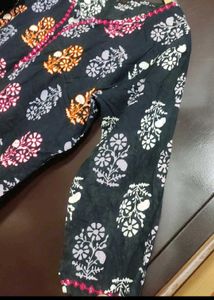 Multi Floral Print Kurti For 38 Bust