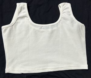 White Crop Top