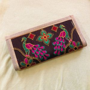 🦚🦚Embroidered Peacock Wallet 🦚🦚