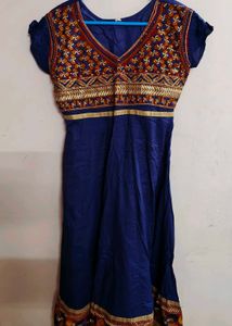 Cotton A-line Anarkali