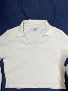 Stylish White Long Sleeve Top