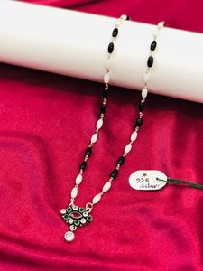 92.5 Original Silver Mangalsutra (wt:-14.700g)