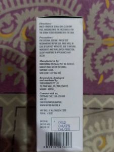 N4N Lodhra &amp; Lemon Peel Face Serum