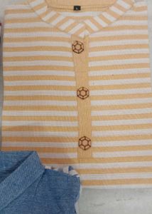 Set of 3 Striped short frock dress