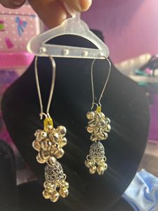 Boho Bell & Jhumka Drop Earrings