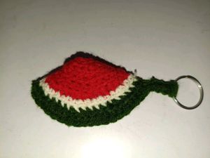Cute Crochet Watermelon Keychain🍉