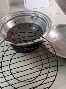 Vintage Aluminum Wok with Lid