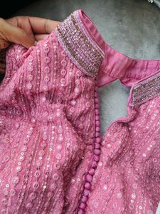 Elegant Pink Lehenga Choli Set