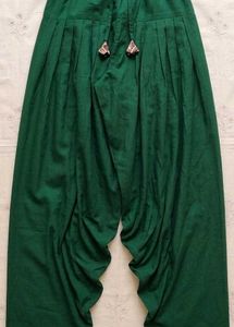 Green Patiala Salwar Only