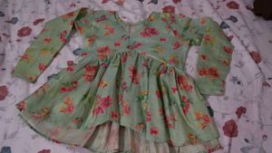 Floral Print Girls Top