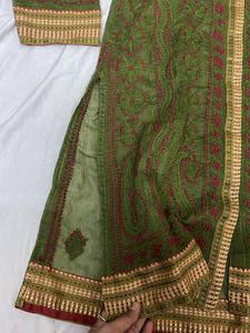 Elegant Green Embroidered Kurta