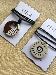 Handmade Ceramic Pendant Necklaces - Unique Design