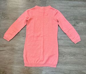Sweater dress &amp; Sleeveless denim peplum top