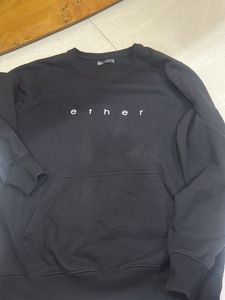 Ether Black Sweatshirt