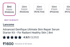 Lancome Genifique Eye Serum &amp; Cream Set