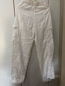 White Cargo Pants