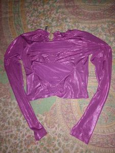 Sparkly Purple Long Sleeve Top