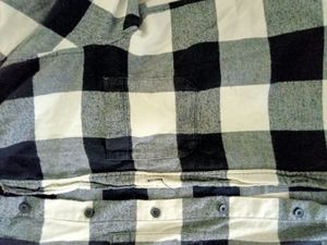 H&amp;M Black And White Check Shirt