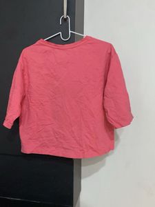 Mickey Mouse Plush Applique T-Shirt