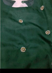 Emerald Green Embellished Kurta Set
